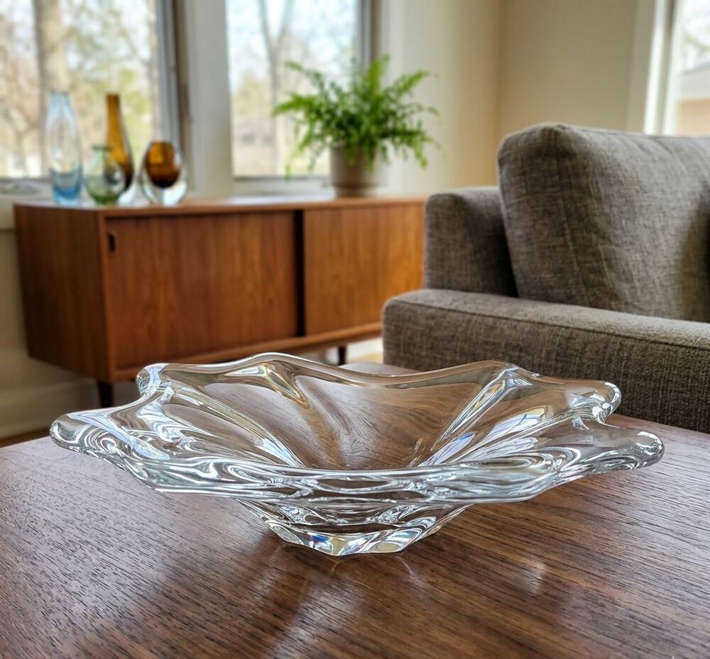 Vintage Baccarat Cadix Ashtray French Art Glass